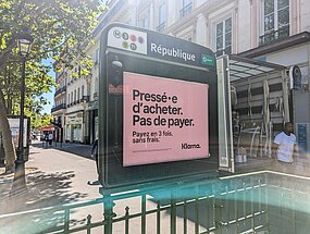 Bild från tunnelbana i Paris.