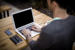 Man at computer