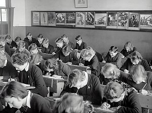 Test takers, old picture